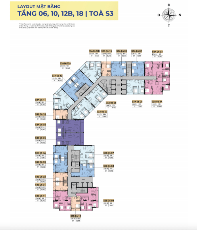 lay out toà S3 The Symphony 