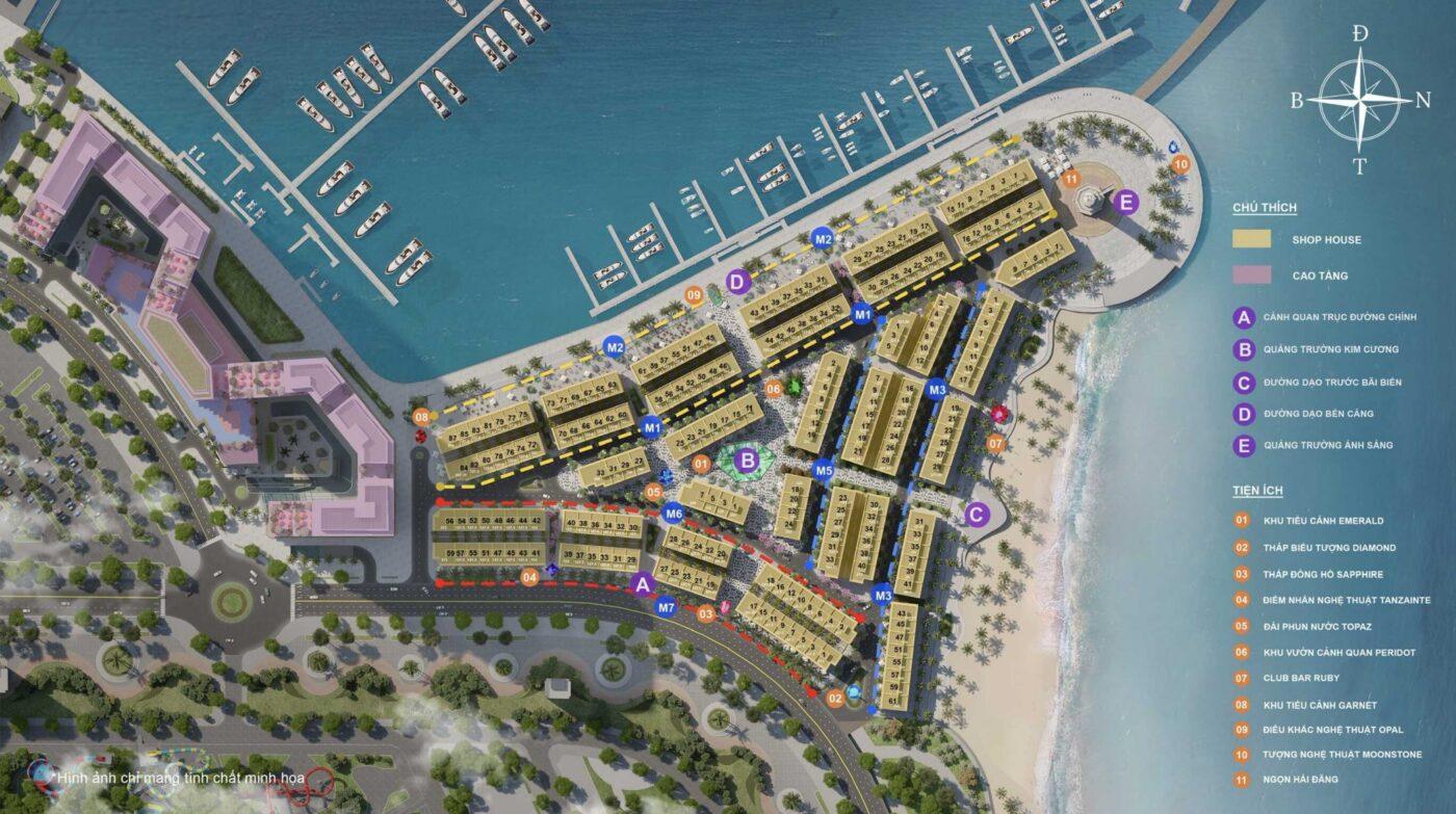 Tổng mặt bằng dự án Sun Marina Plaza Hạ Long