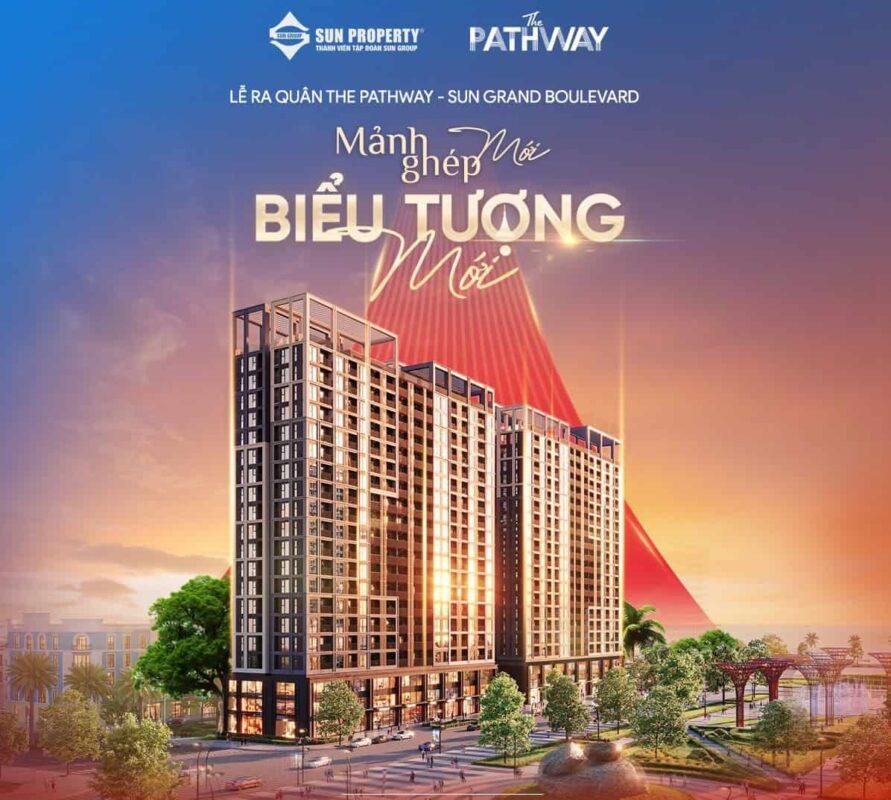 Phối cảnh toà P2 The Pạthway Sầm Sơn